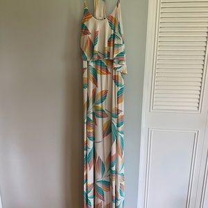 Palm leaf maxi